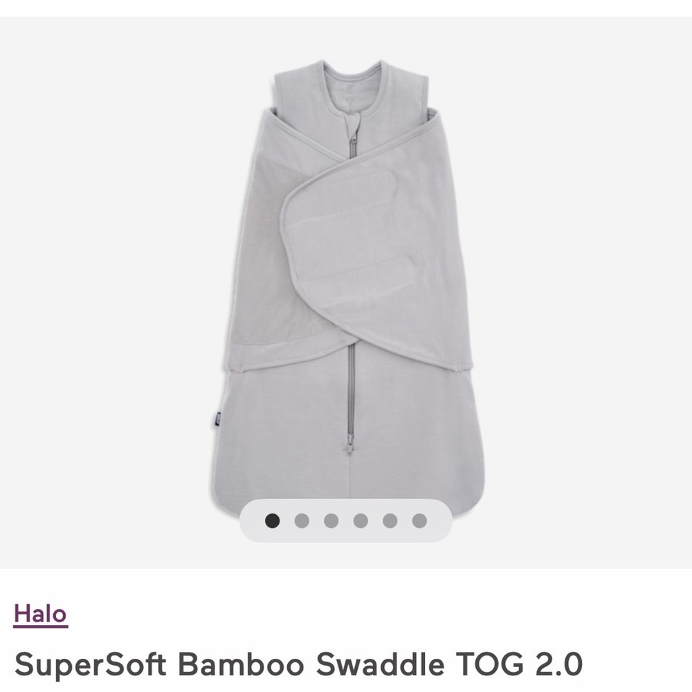 Halo SuperSoft Bamboo Sleep Sack in Light Gray